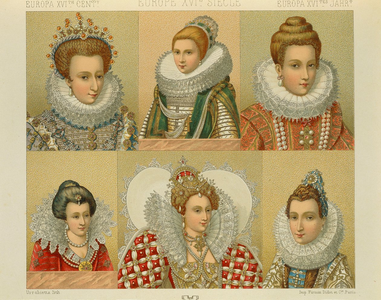 "Le Costume Historique" (Úplná historie kostýmů) od Auguste Racinet, svazek IV od Albert Charles August Racinet