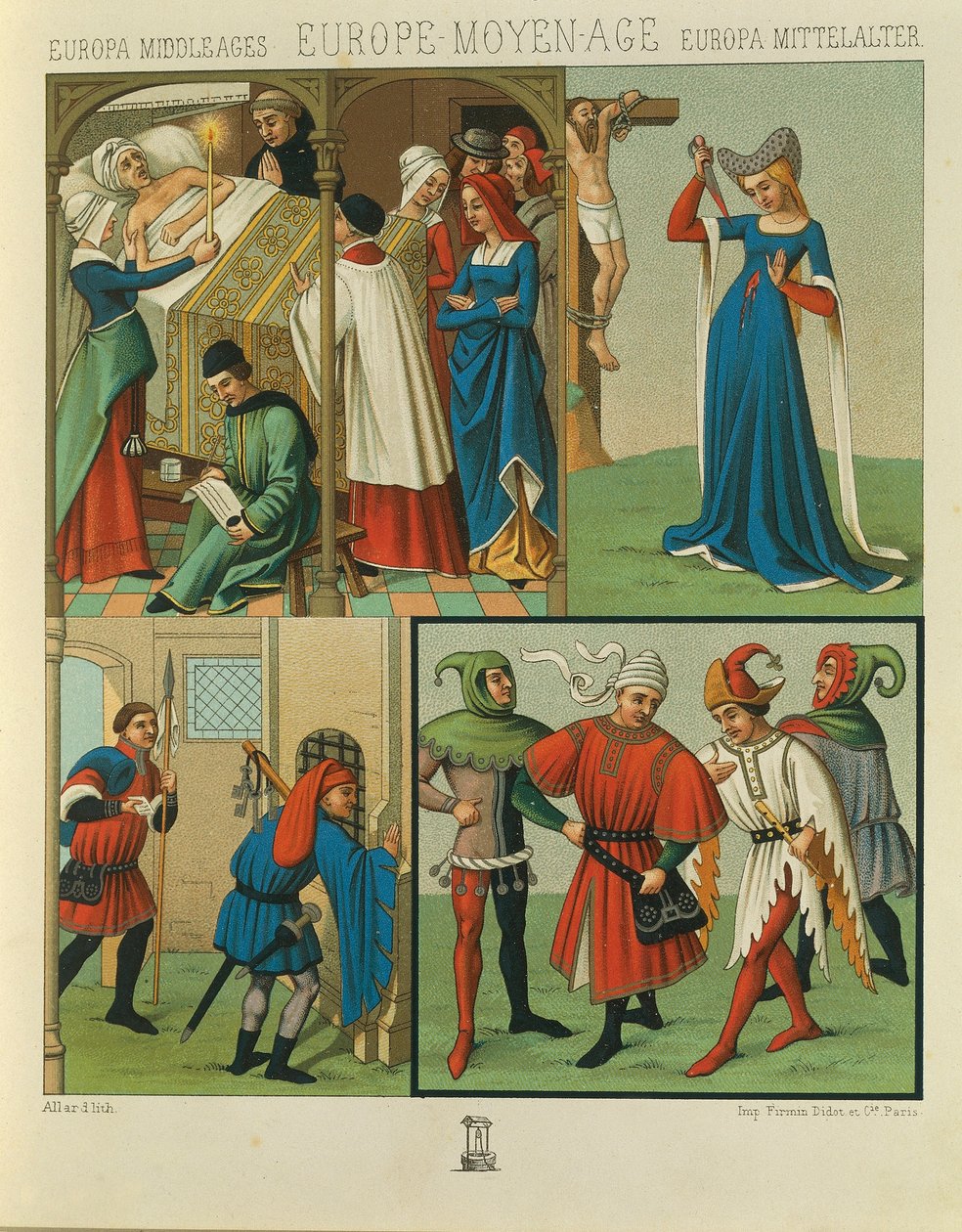 "Le Costume Historique" (Úplná historie kostýmů) od Auguste Racinet, svazek IV od Albert Charles August Racinet