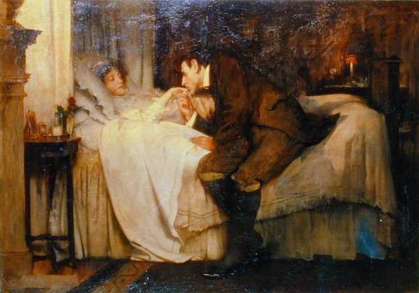 jaro (olej na plátně) od Albert Chevallier Tayler