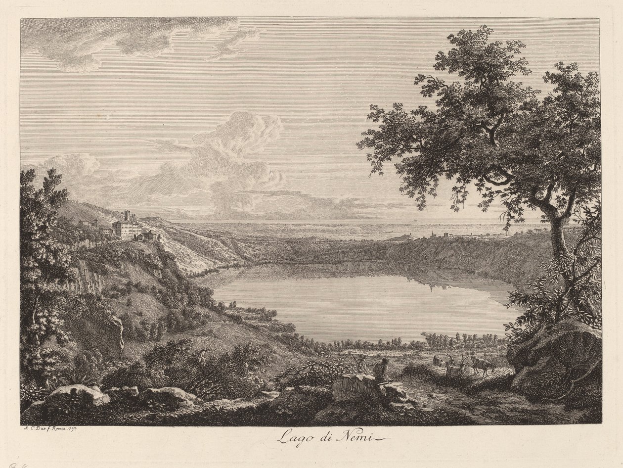 Lago di Nemi - To nejlepší z Lago di Nemi od Albert Christoph Dies