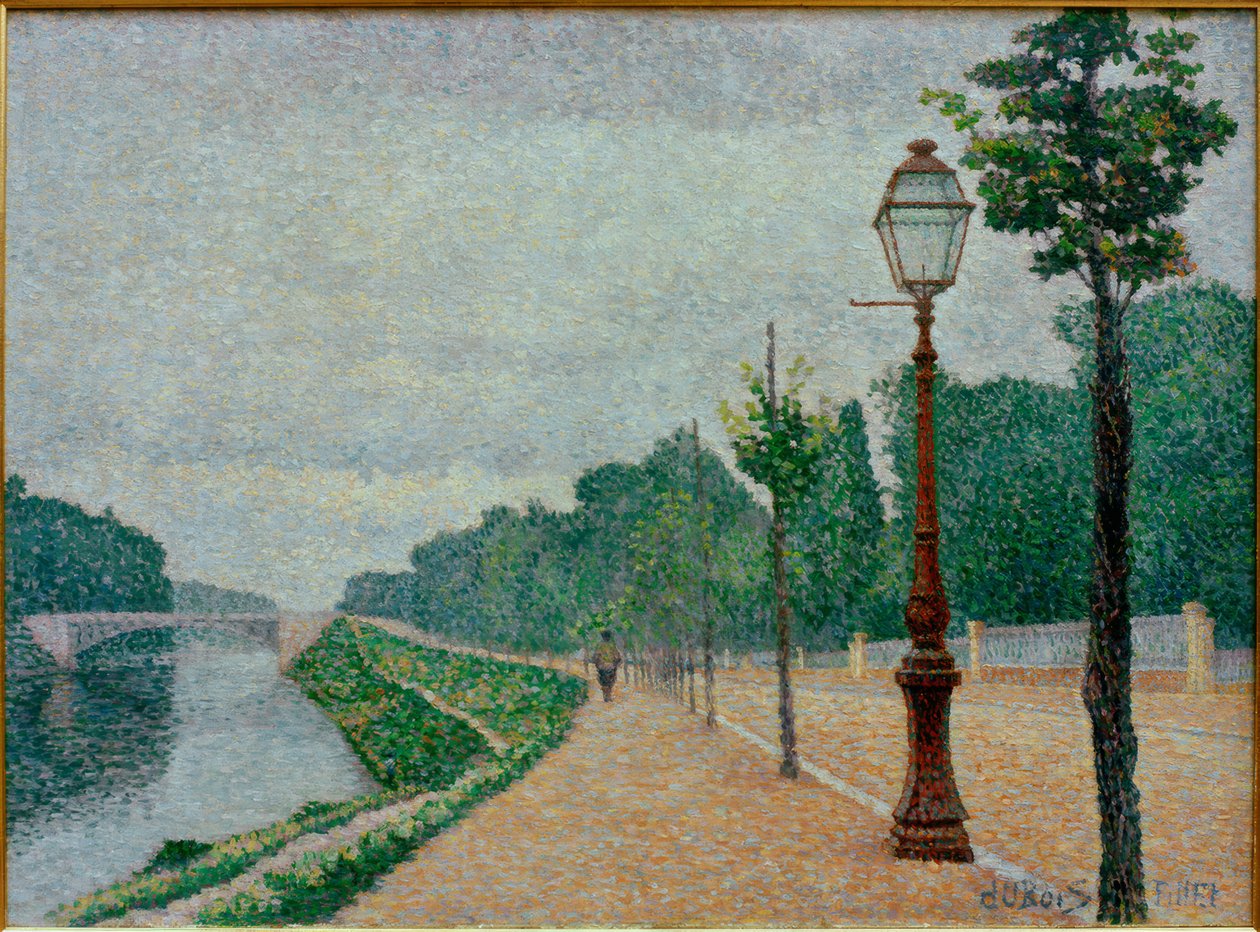 Břehy Seiny v Neuilly od Albert Dubois Pillet