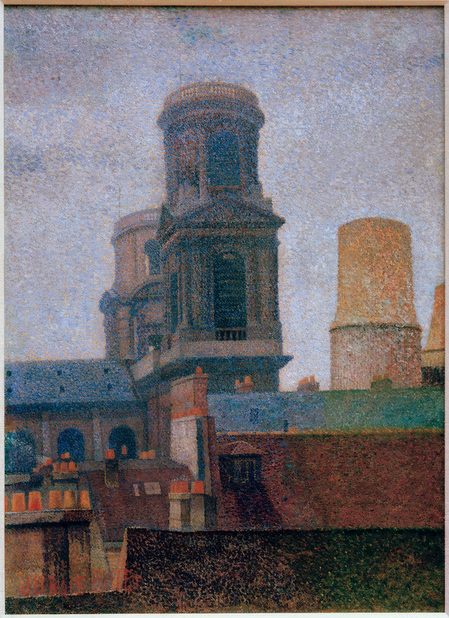 Věže, Saint-Sulpice od Albert Dubois Pillet