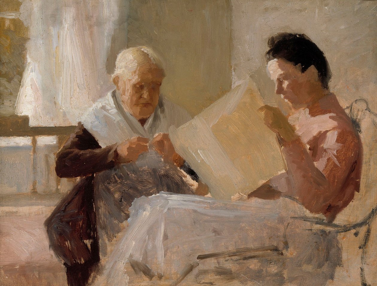 Annie Edelfelt s Fredrikou Snygg od Albert Edelfelt