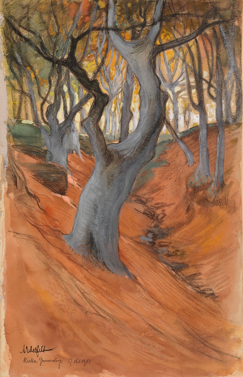 Bukový les od Albert Edelfelt