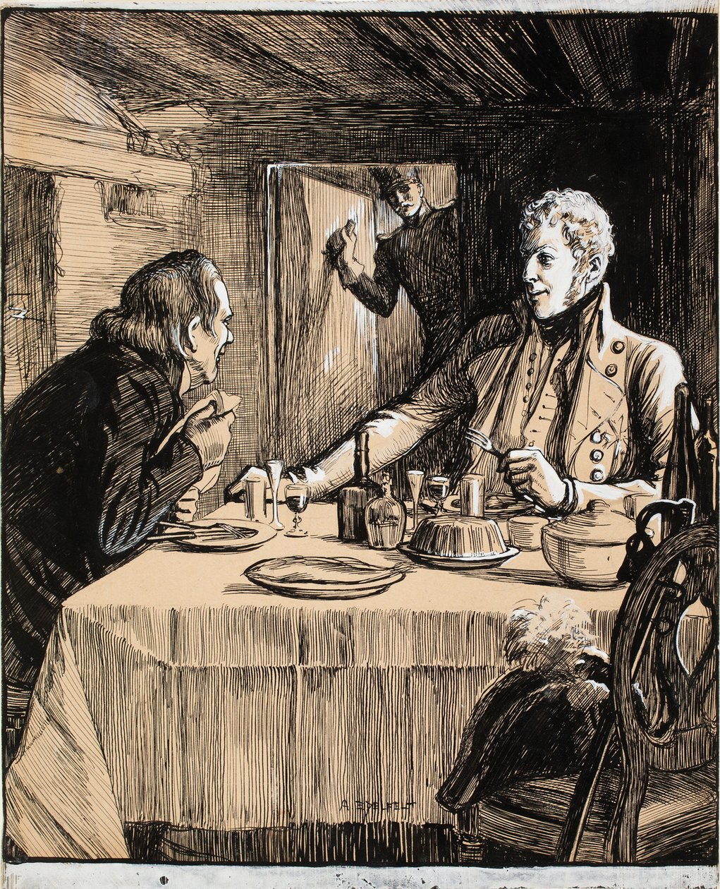 Snídaně v Pardale z básně Sandels od Albert Edelfelt