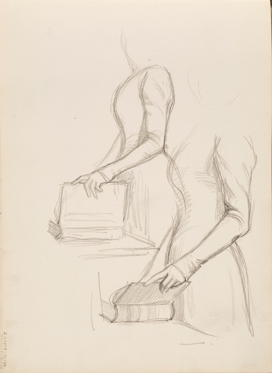 Camille Vallery-Radot, skica k portrétu od Albert Edelfelt