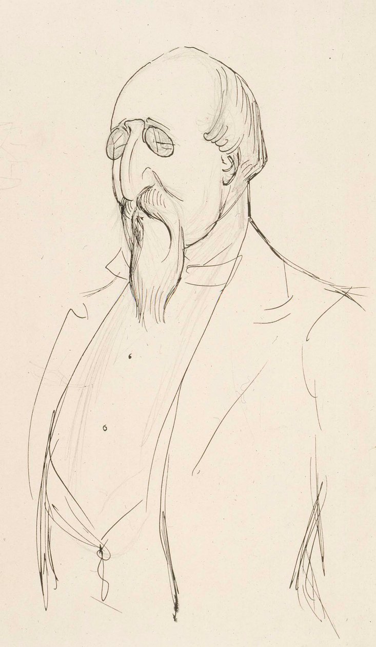 Karikatura Lea Mechelina od Albert Edelfelt