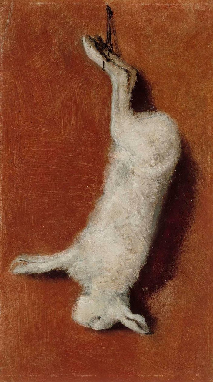 Mrtvý zajíc, studie od Albert Edelfelt