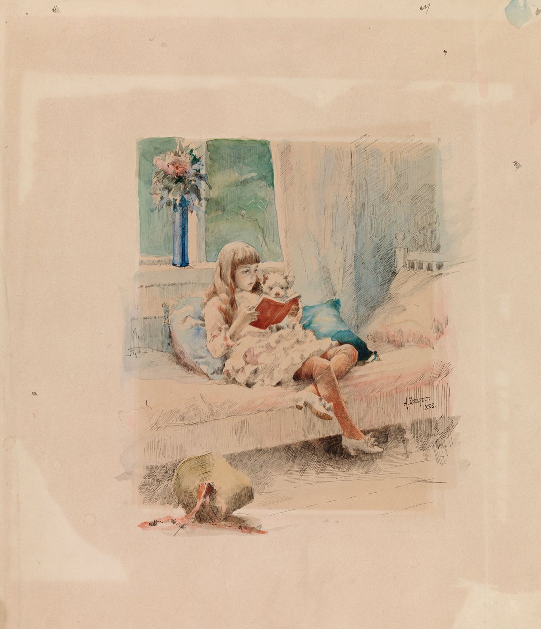 Drazí přátelé III (Berta a Capi) od Albert Edelfelt