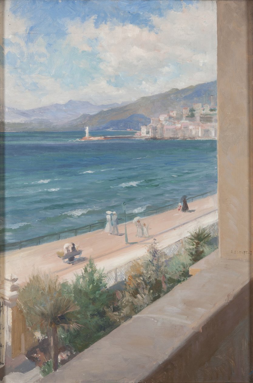 Z mého okna v Cannes od Albert Edelfelt