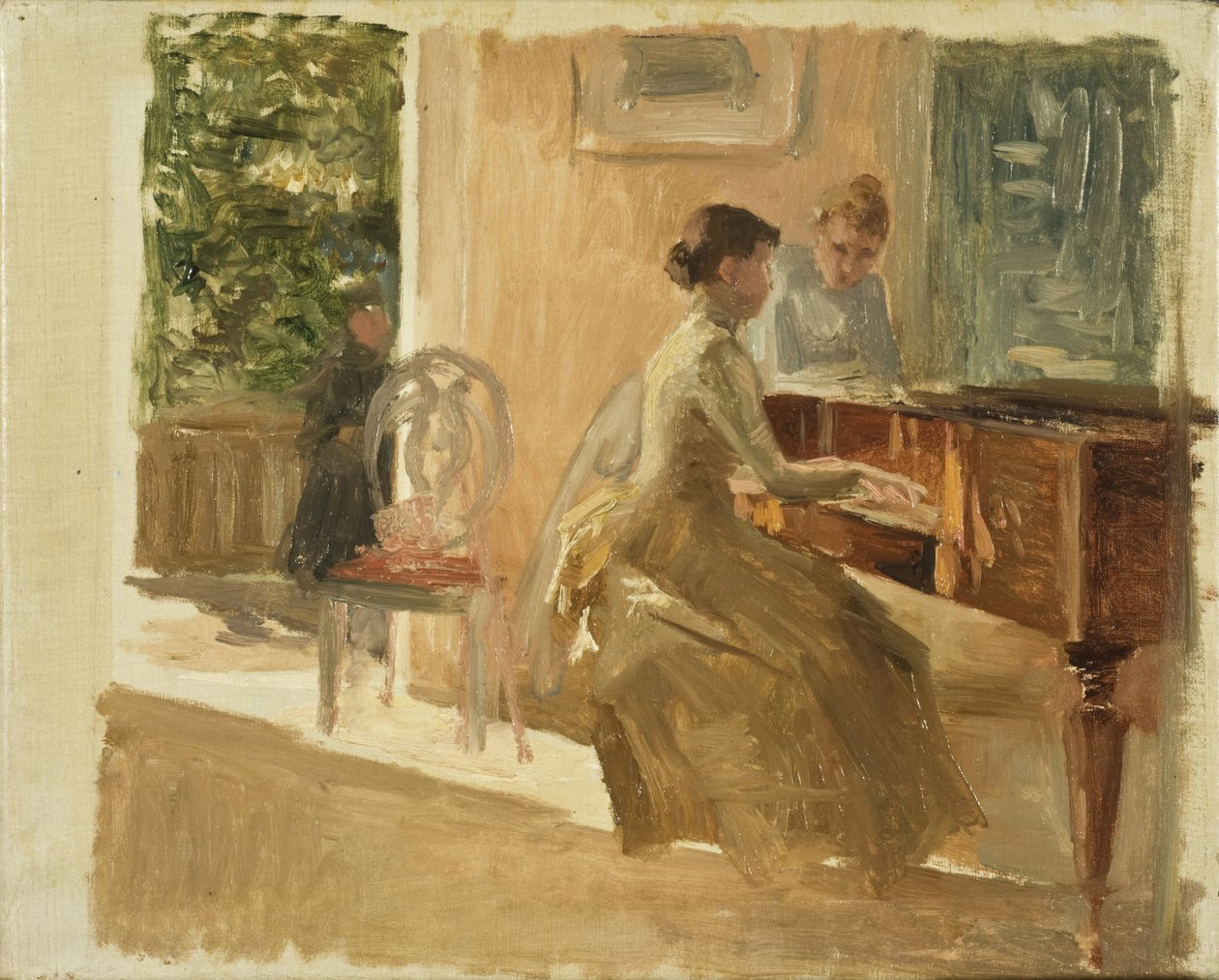 V salonu v Haiko od Albert Edelfelt