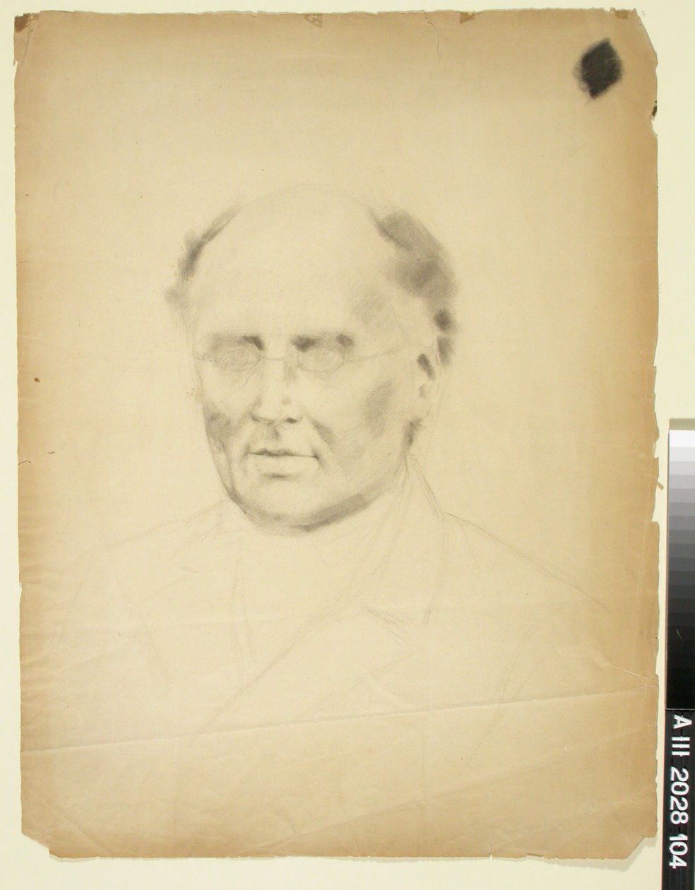 J. L. Runeberg, skica k portrétu od Albert Edelfelt