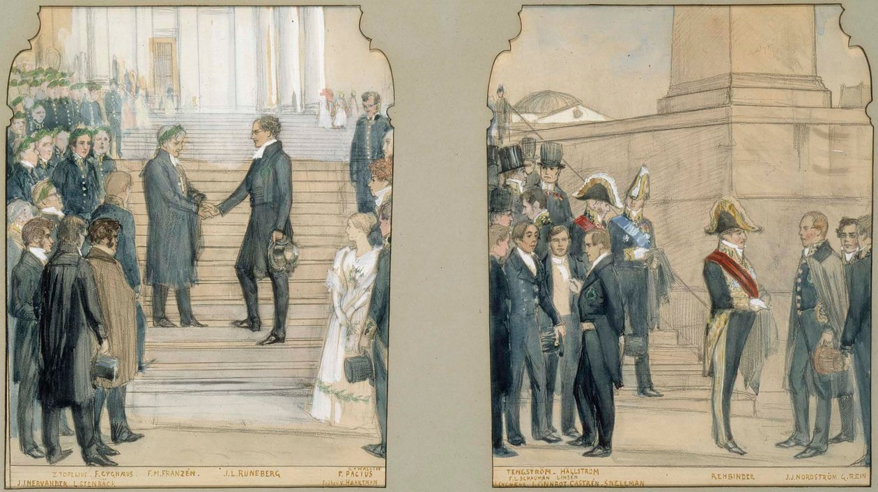 Slavnostní předávání jubilejních titulů, přihláška do soutěže od Albert Edelfelt