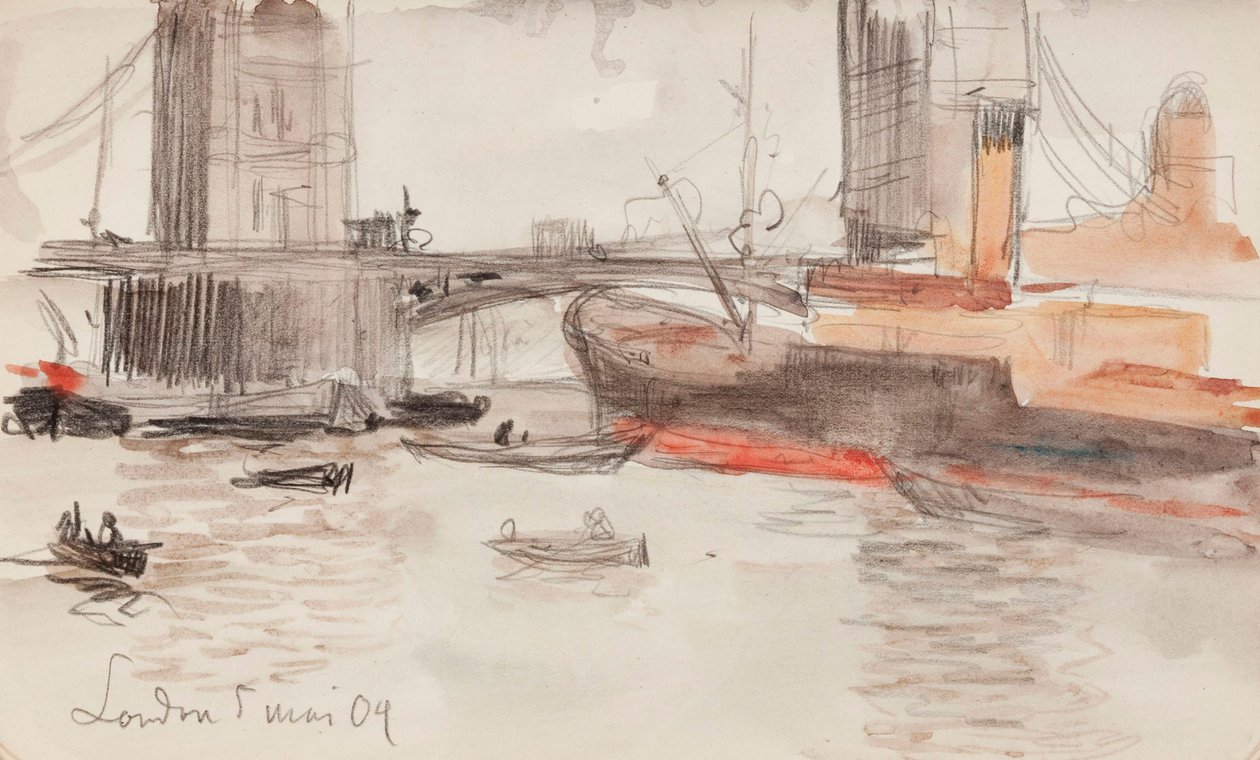 Londýn od Albert Edelfelt