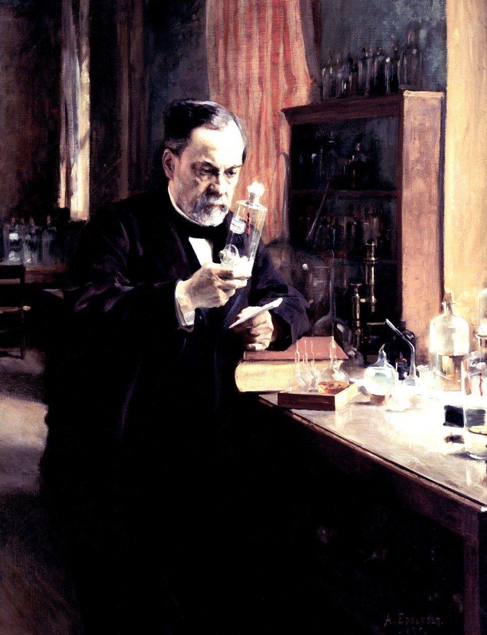 "Louis Pasteur", 1885 od Albert Gustaf Aristides Edelfelt
