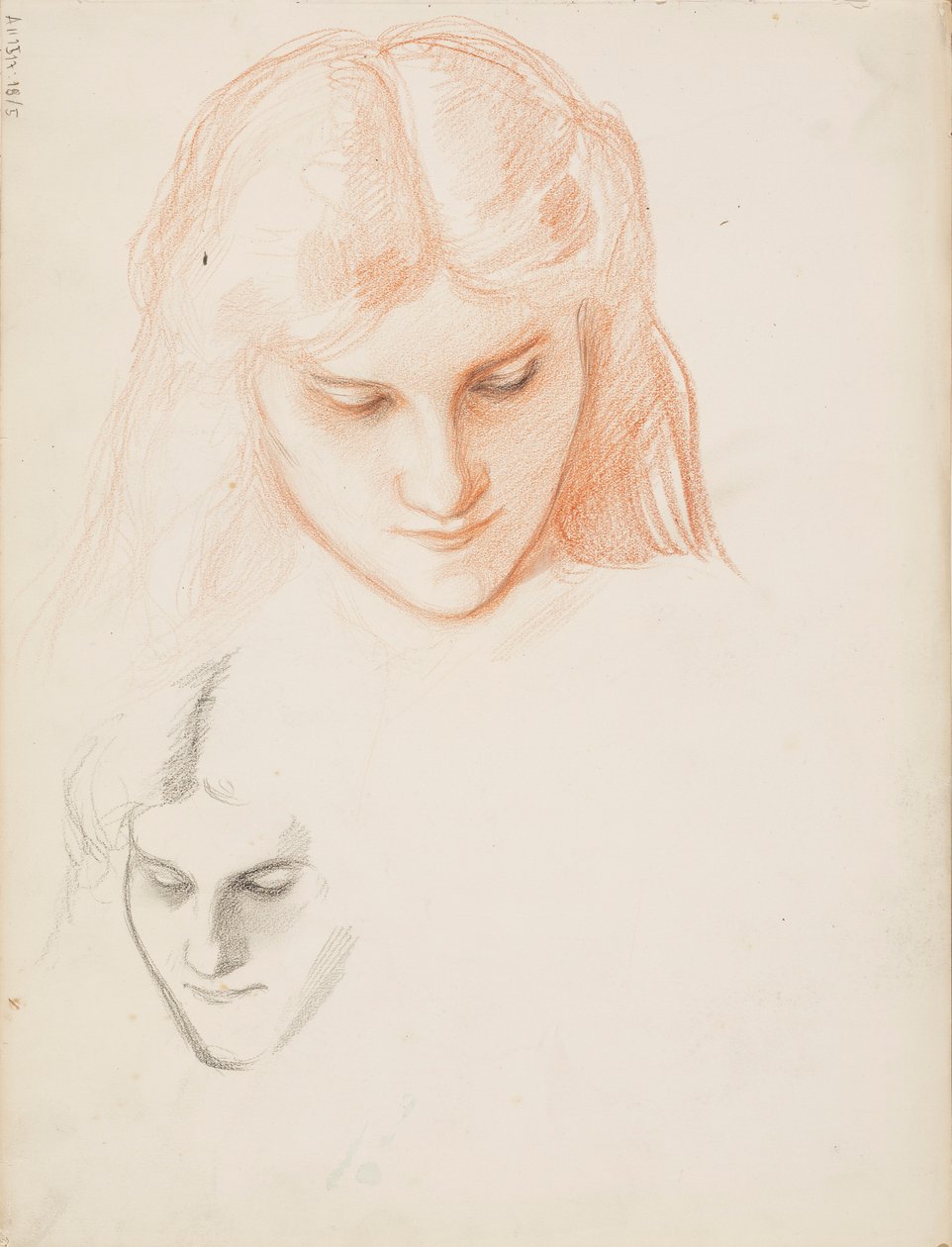 Tvář ženy od Albert Edelfelt