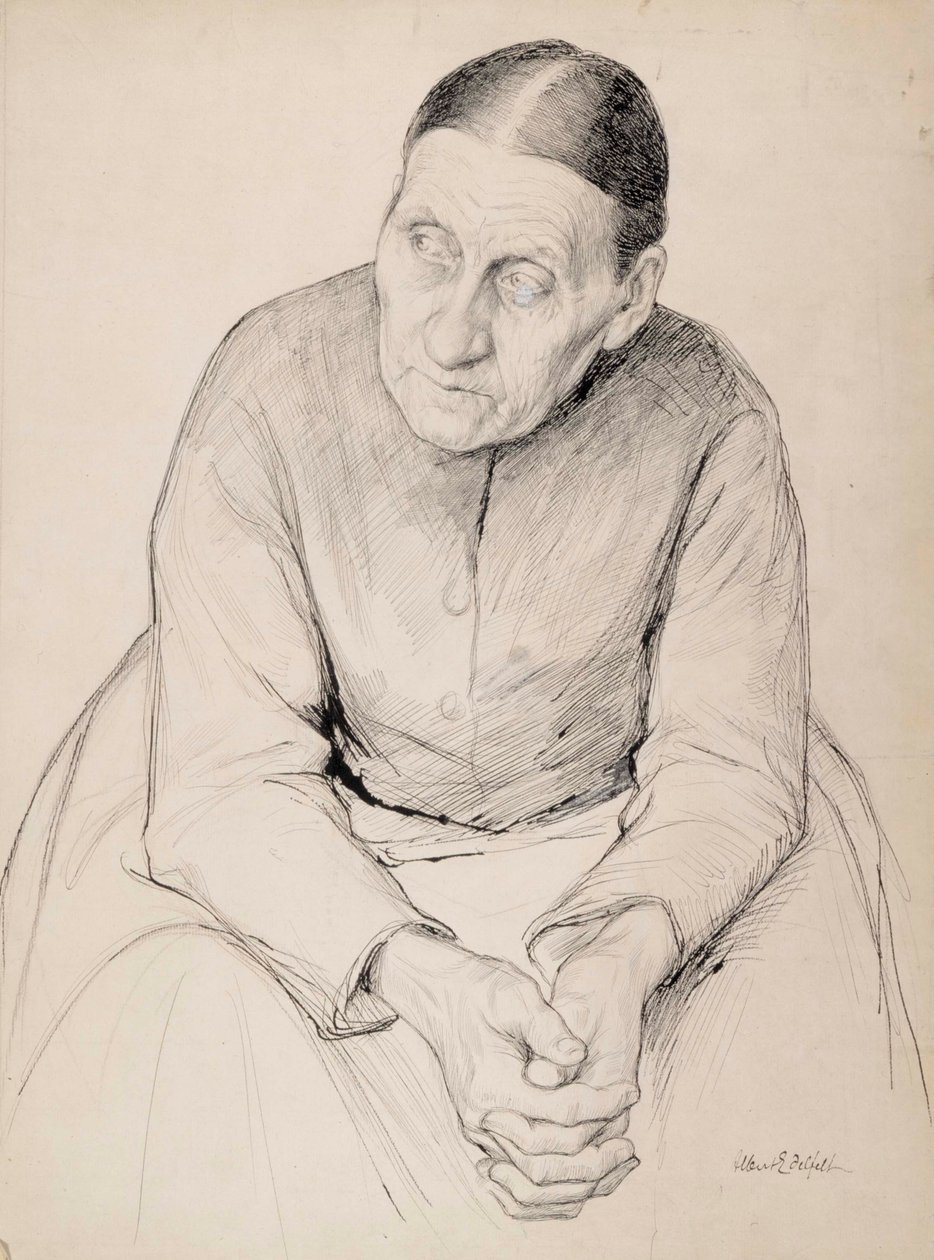 Stará venkovanka od Albert Edelfelt