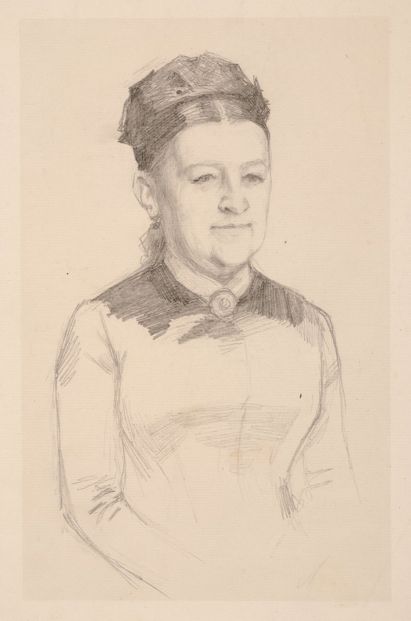 Portrétní studie paní Anny Sinebrychoffové od Albert Edelfelt