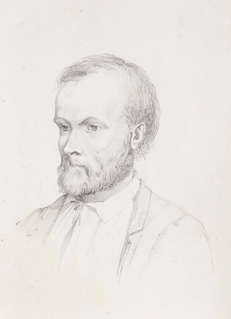 Portrét Aleksise Kiviho od Albert Edelfelt