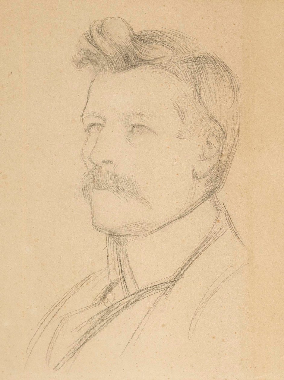 Portrét Emila Wikströma, vedoucího od Albert Edelfelt
