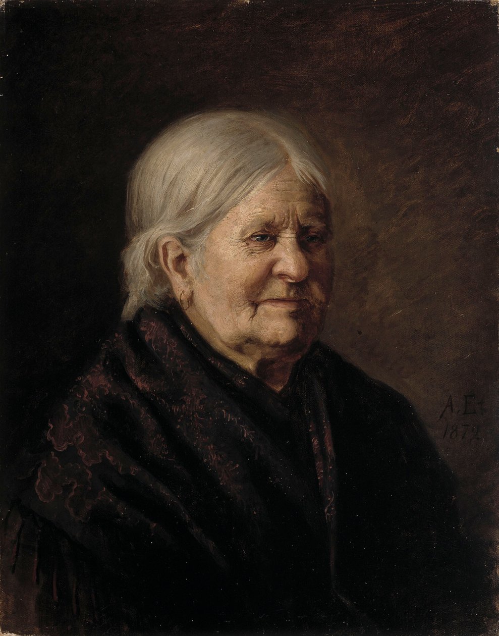 Portrét Fredriky Snyggové (Tajta) od Albert Edelfelt