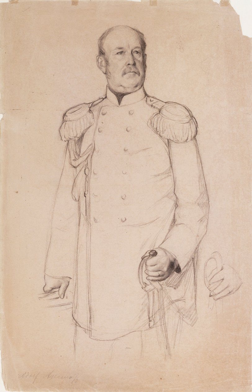 Portrét generála Adolfa Aminoffa od Albert Edelfelt