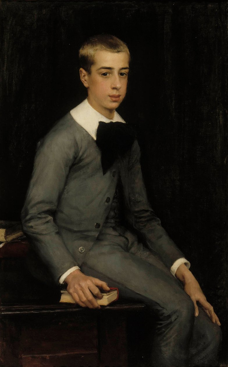 Portrét poručíka Alexandra Weissgerbera de Stragéwicze jako dítěte od Albert Edelfelt