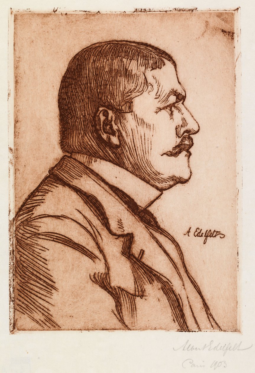 Portrét ministra Jean-Baptista Pasteura od Albert Edelfelt