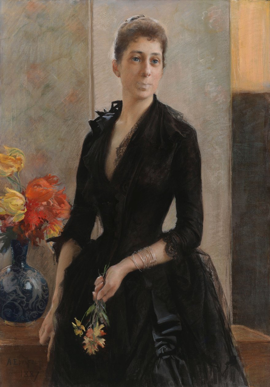 Portrét paní Weissgerber de Stragewicz, později paní R. Berenger od Albert Edelfelt