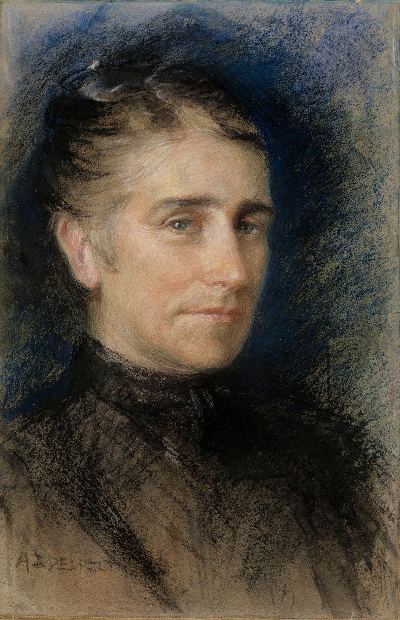 Portrét paní Emilie Krohnové od Albert Edelfelt