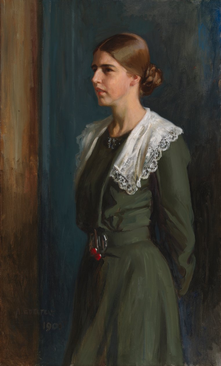 Portrét paní Michaely Pooley (rozené Krohn) od Albert Edelfelt