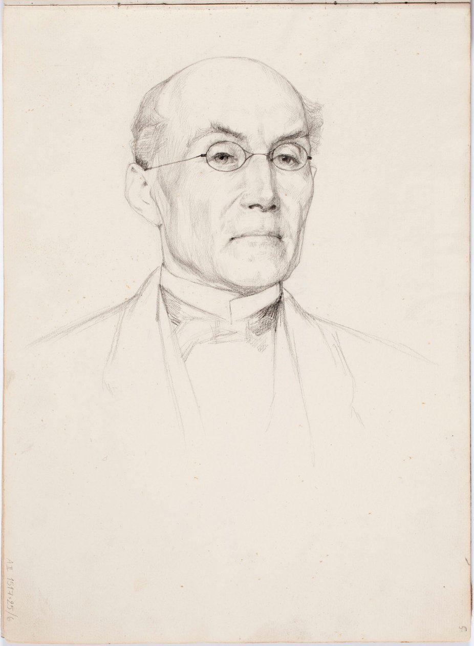 Portrét muže od Albert Edelfelt