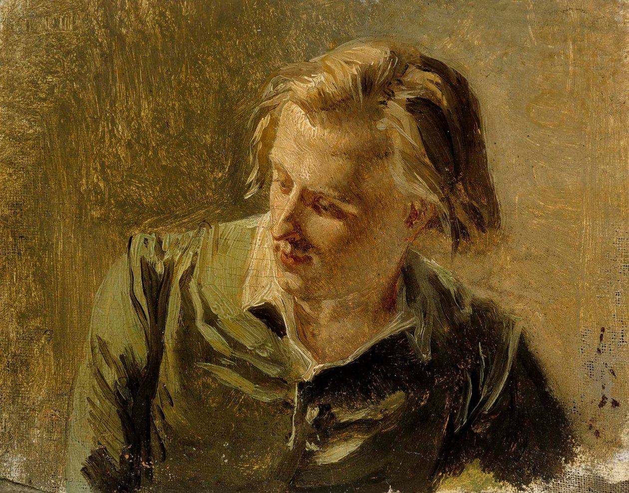 Portrét mladého muže od Albert Edelfelt