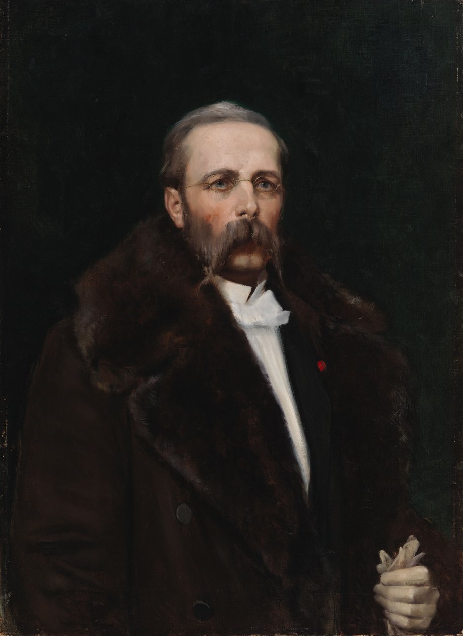 Portrét umělcova otce, generálního ředitele Carla Alberta Edelfelta od Albert Edelfelt