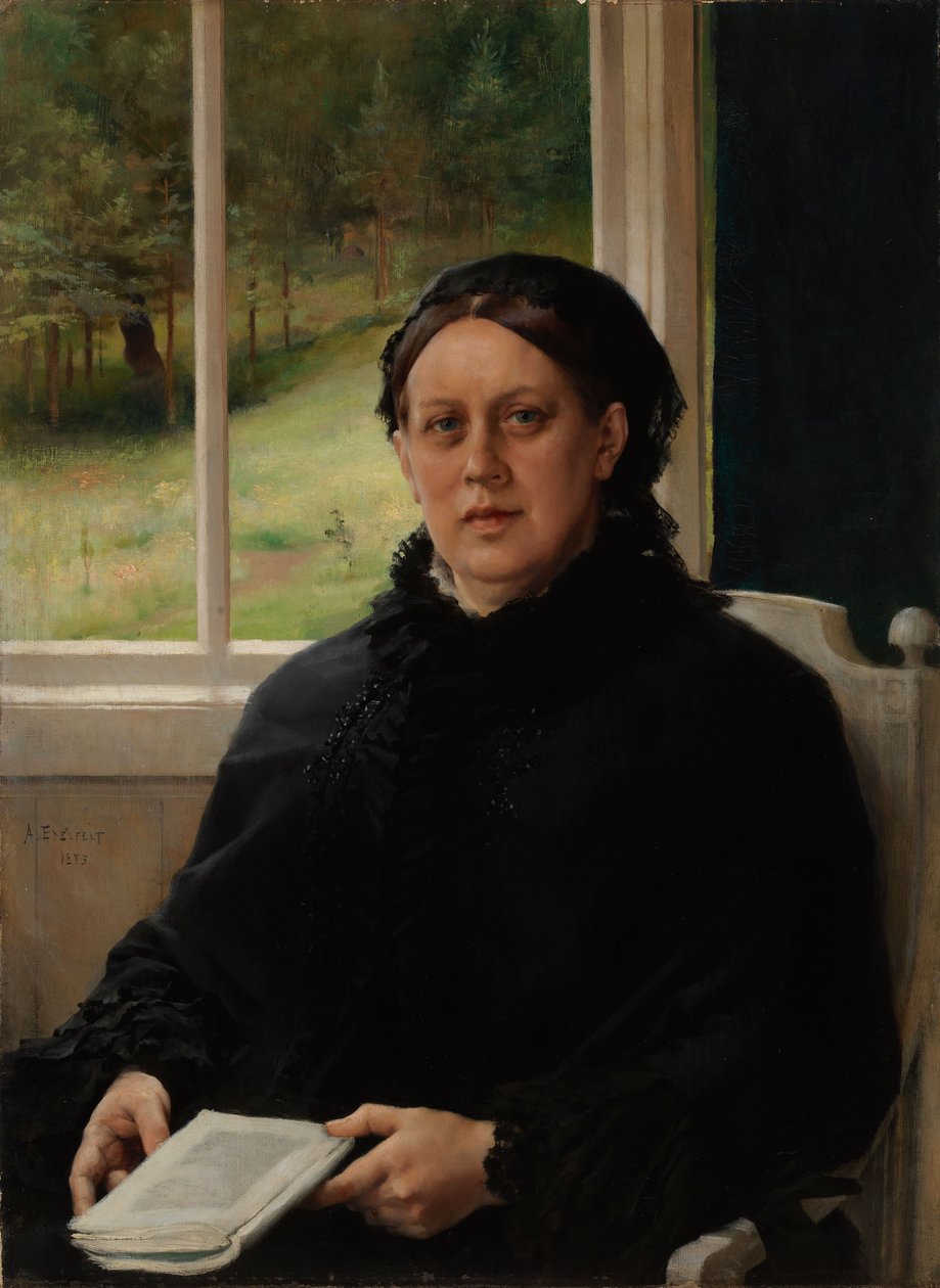Portrét umělcovy matky Alexandry Edelfeltové od Albert Edelfelt