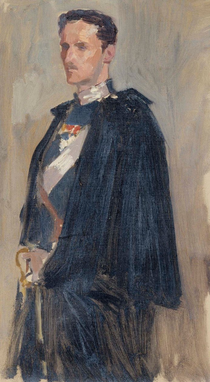 Skica k portrétu prince Carla od Albert Edelfelt