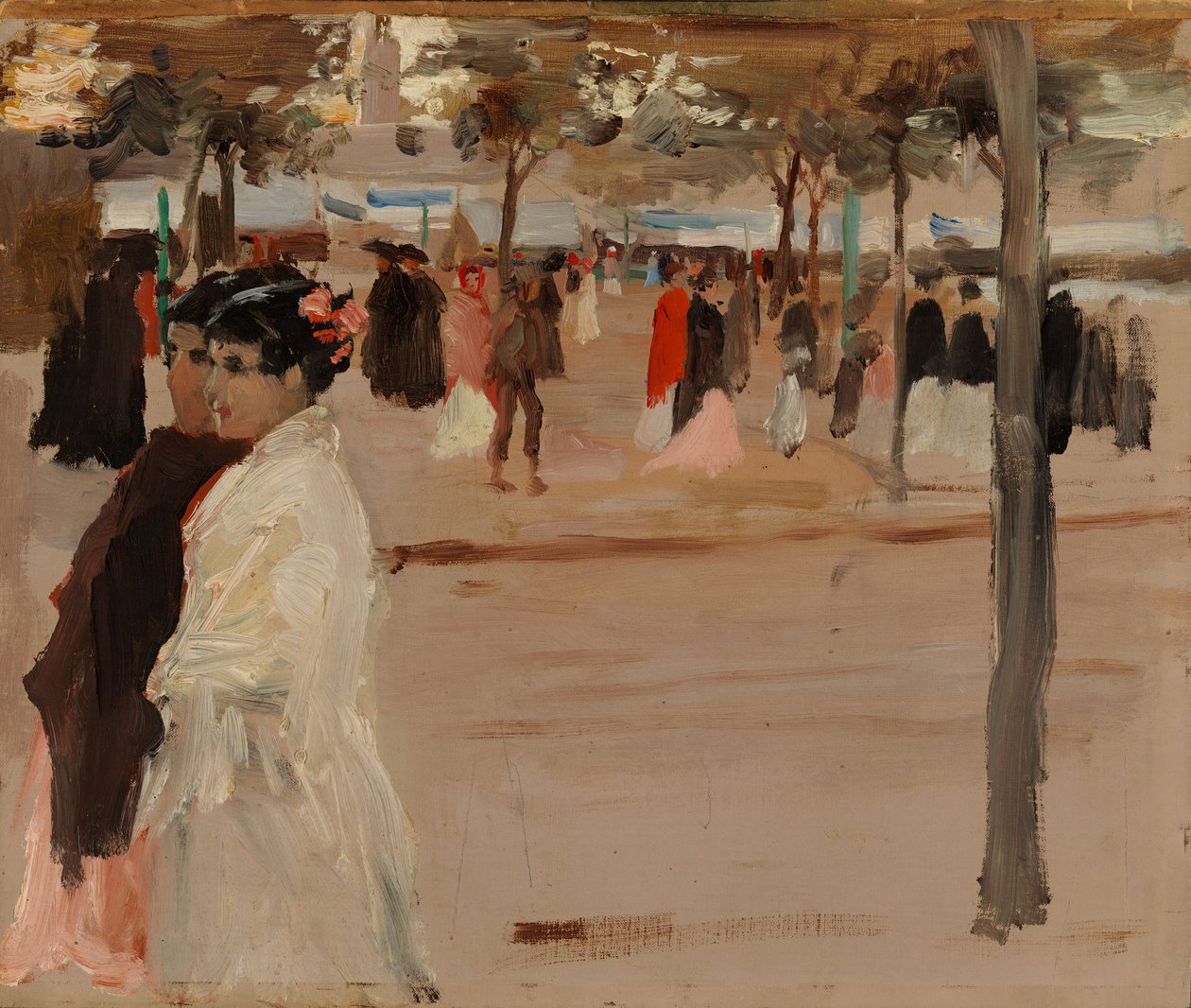 Studie k Pobřežní cestě, Sevilla od Albert Edelfelt