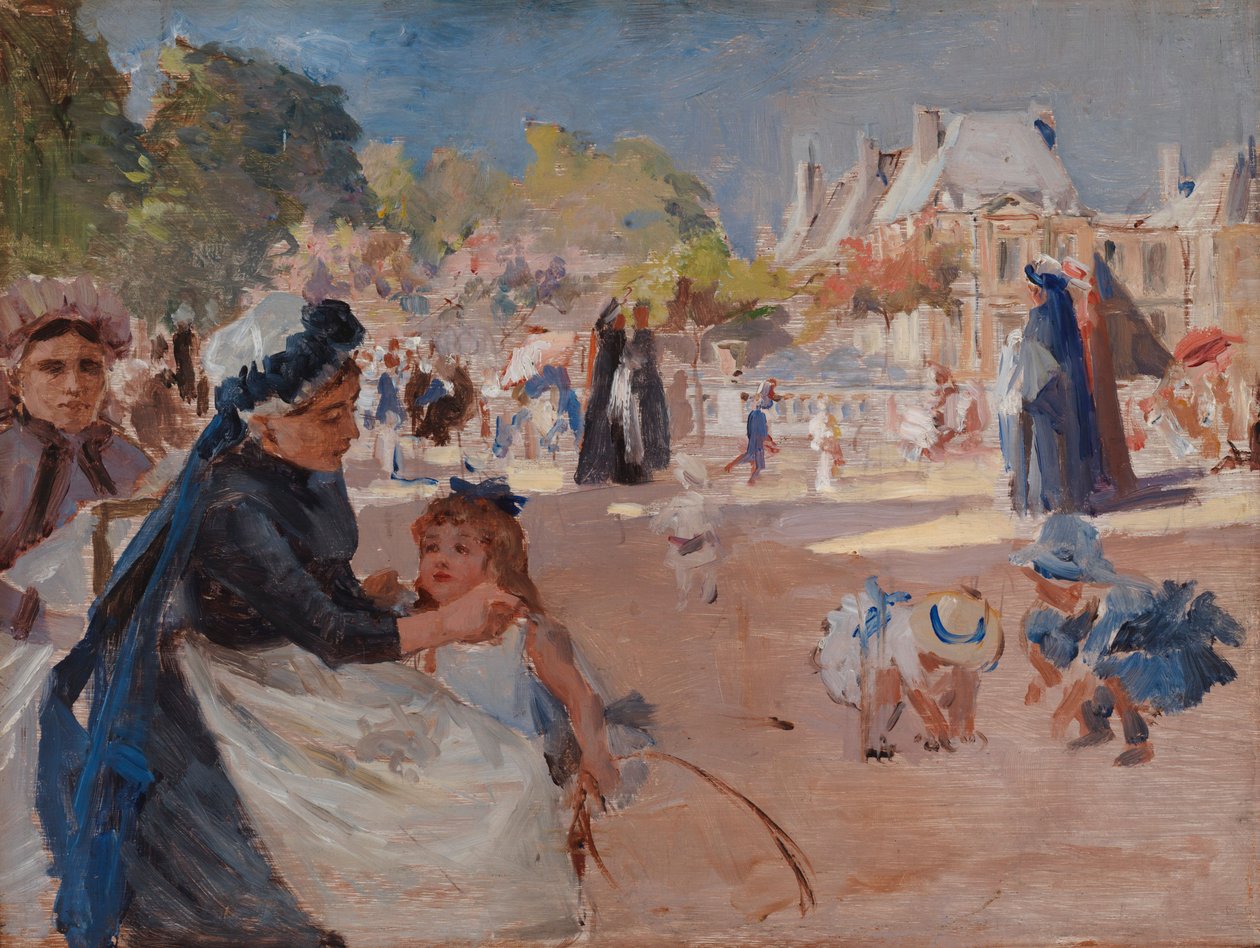 Lucemburské zahrady, Paříž, závěrečná studie od Albert Edelfelt