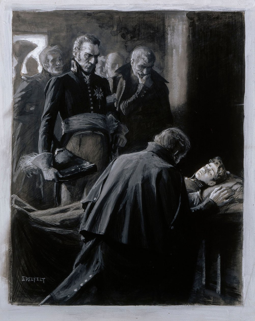 Wilhelm von Schwerin, ilustrace k knize „Finsko v 19. století“ od Albert Edelfelt
