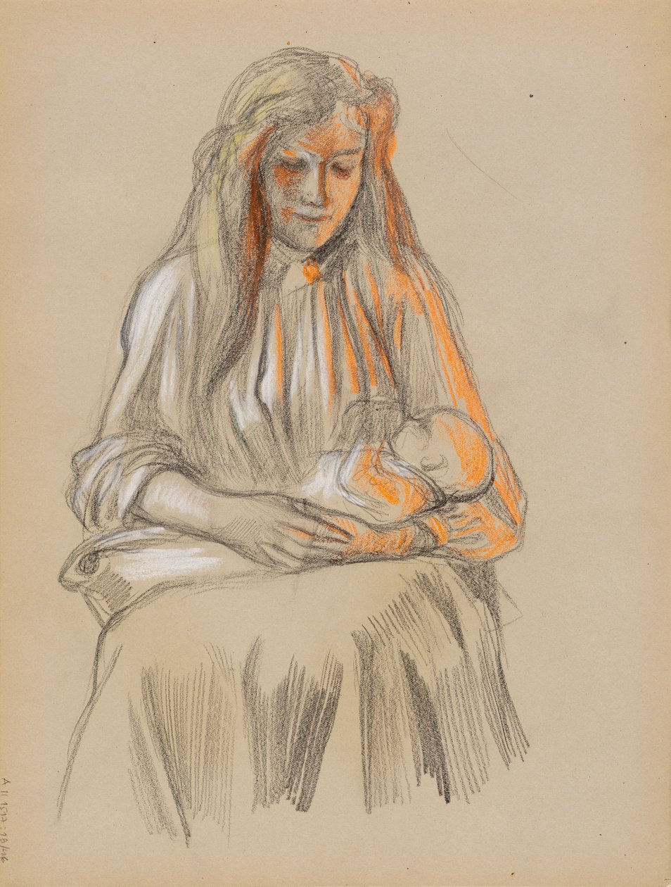Matka a dítě od Albert Edelfelt