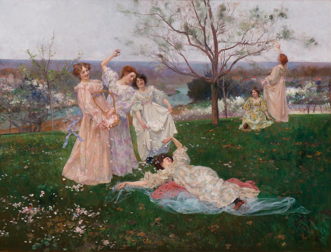 Jarní květiny, kolem roku 1897 od Albert Emile Artigue
