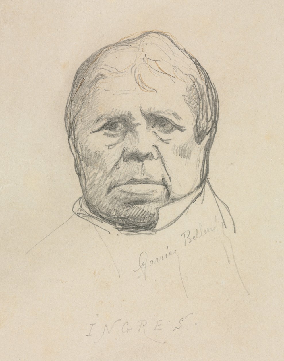Portrét Ingrese. od Albert-Ernest Carrier-Belleuse