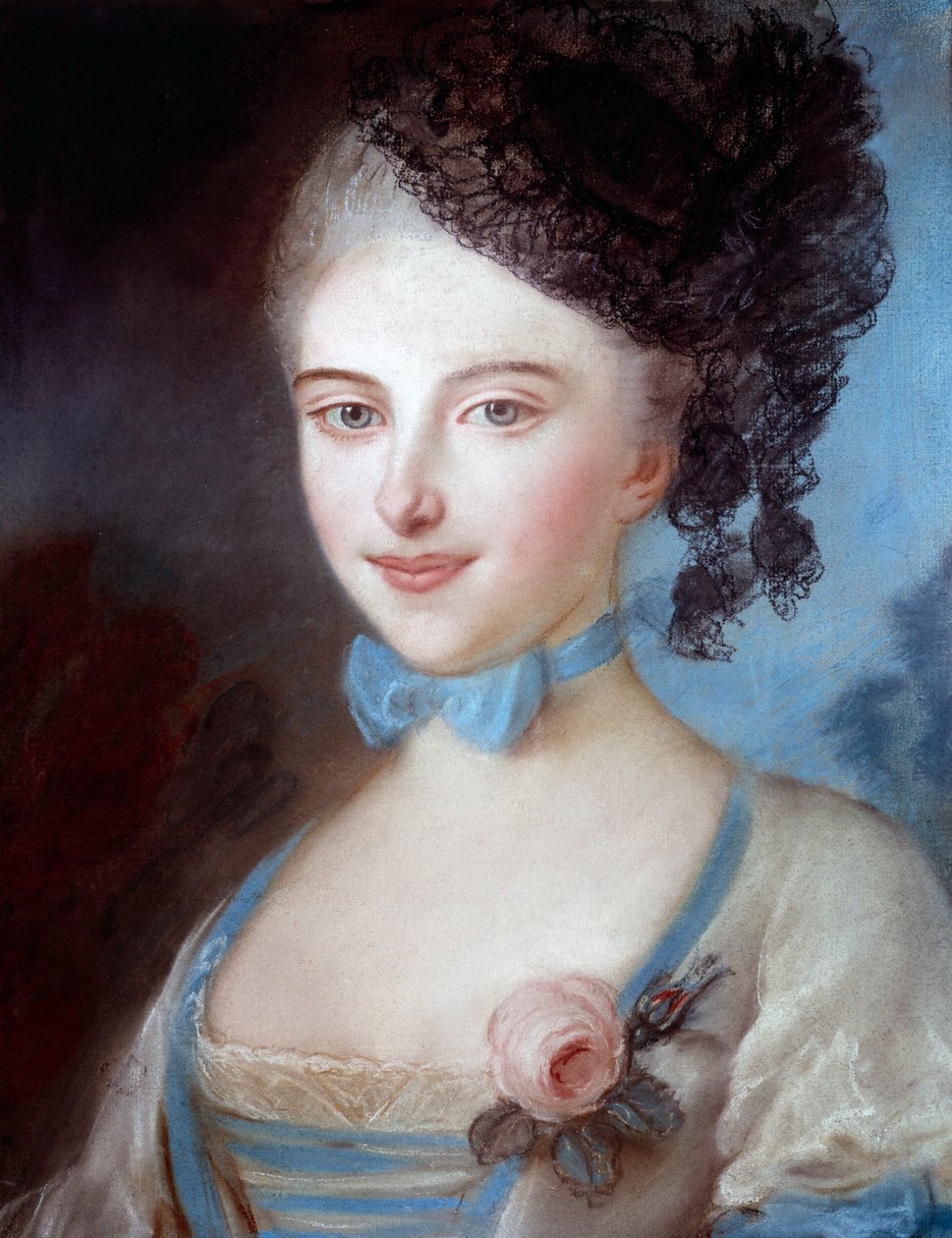 Portrét Laure Sallambier, matky Balzaca (1778-1854), matky Honore de Balzac. Pastelový obraz od Alberta Ernesta Carrier Belleuse (1824-1887) od Albert Ernest Carrier Belleuse