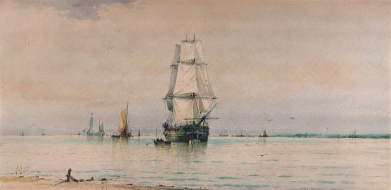 Přímořská krajina, c1896 od Albert Ernest Markes