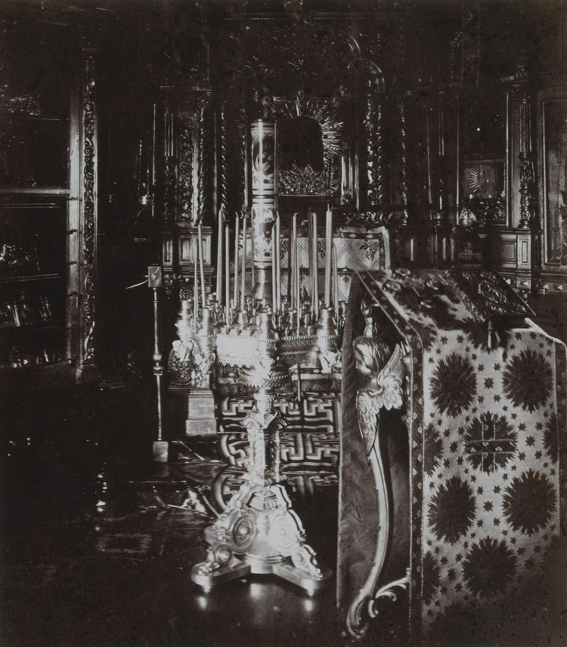 Domácí kaple v srubu Petra Velikého v Petrohradě, 1872 od Albert Felisch
