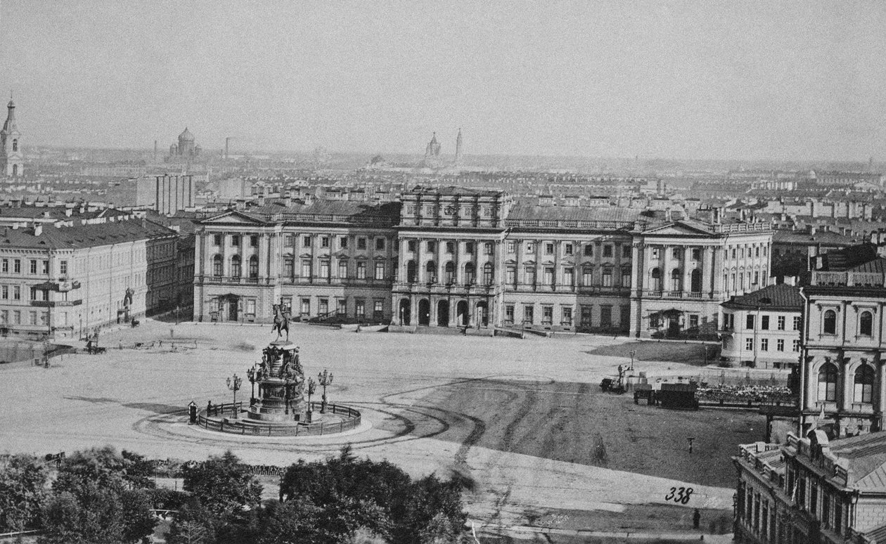 Mariinský palác Palác Marie na náměstí svatého Izáka v Petrohradu, 70. léta 19. století od Albert Felisch