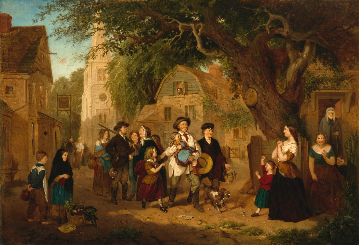 Ztracené dítě se vrátilo, 1857 od Albert Fitch Bellows