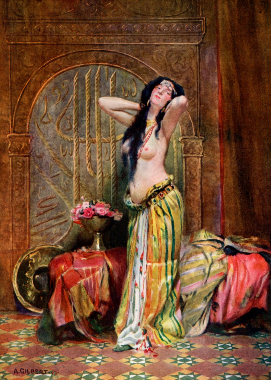 Východní dívka, 1908-1909. od Albert Gilbert