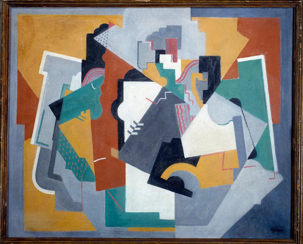 Kompozice, 20. století (olej na plátně) od Albert Gleizes