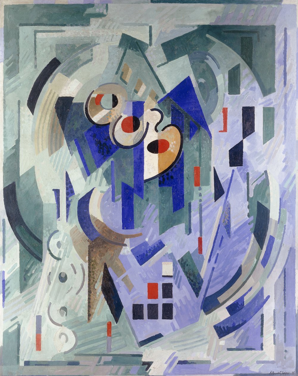 Pro ducha - Zelení nebo složení od Albert Gleizes